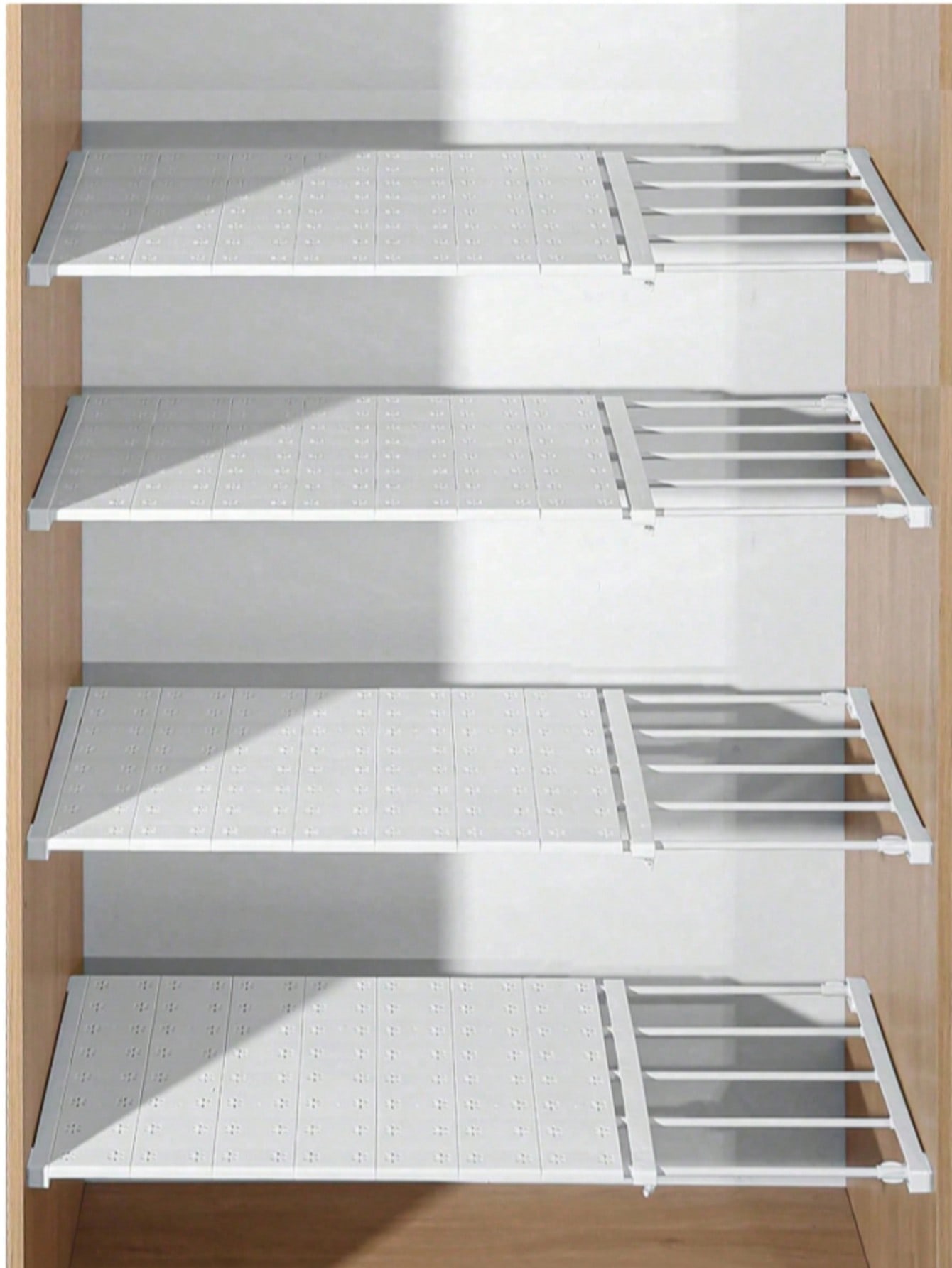 Floating Shelves - 1 Adet Ayarlanabilir Dolap Gergi Rafı