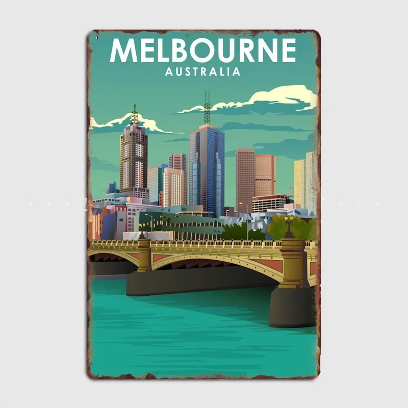 Home Decor Melbourne - Turistik Yerler Melbourne Avustralya Seyahat Posterleri