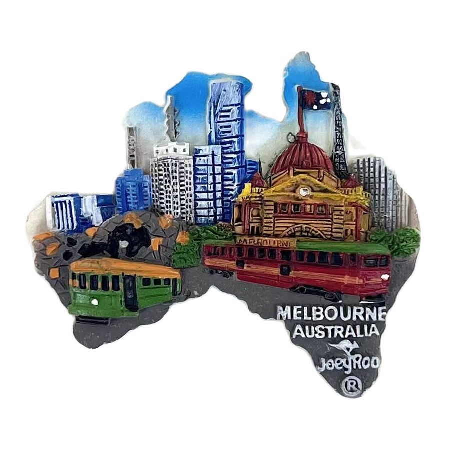 Home Decor Melbourne - Avustralya buzdolabı hatıra mıknatıs Melbourne seyahat