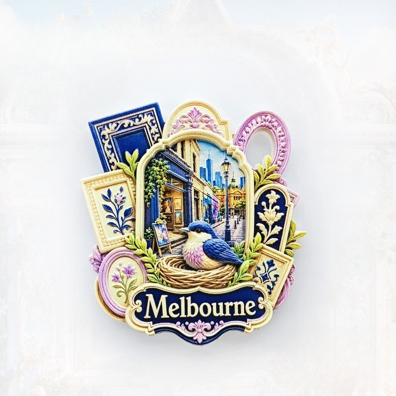 Home Decor Melbourne - Melbourne Bird Lane Buzdolabı Magneti -