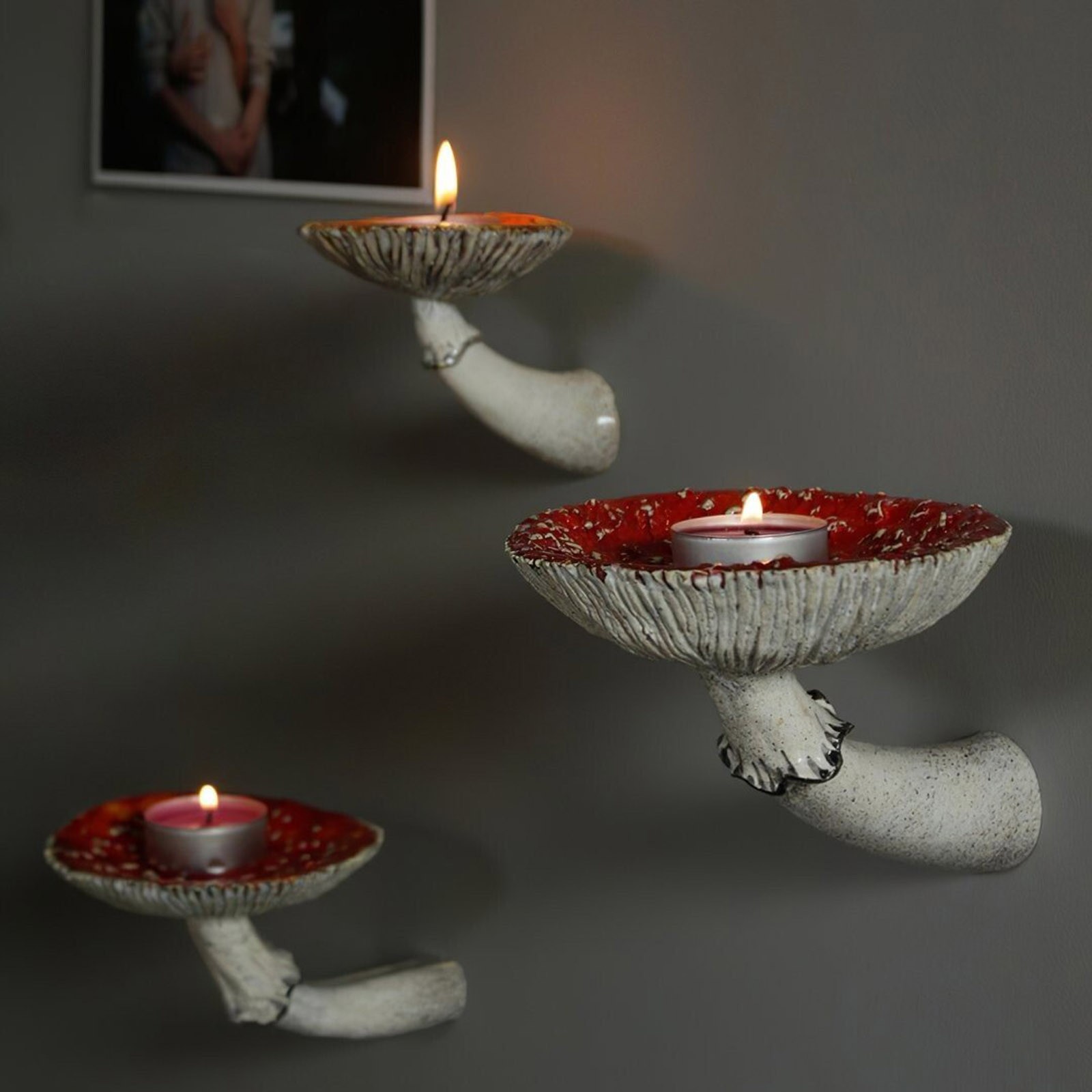 2024 Yaratıcı Reçine Mantar As - Floating Shelves incelemesi ve fiyatı