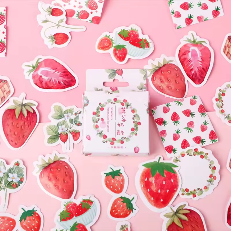 45 adet meyve çilek kutusu çık - Home Decor Magazine incelemesi ve fiyatı