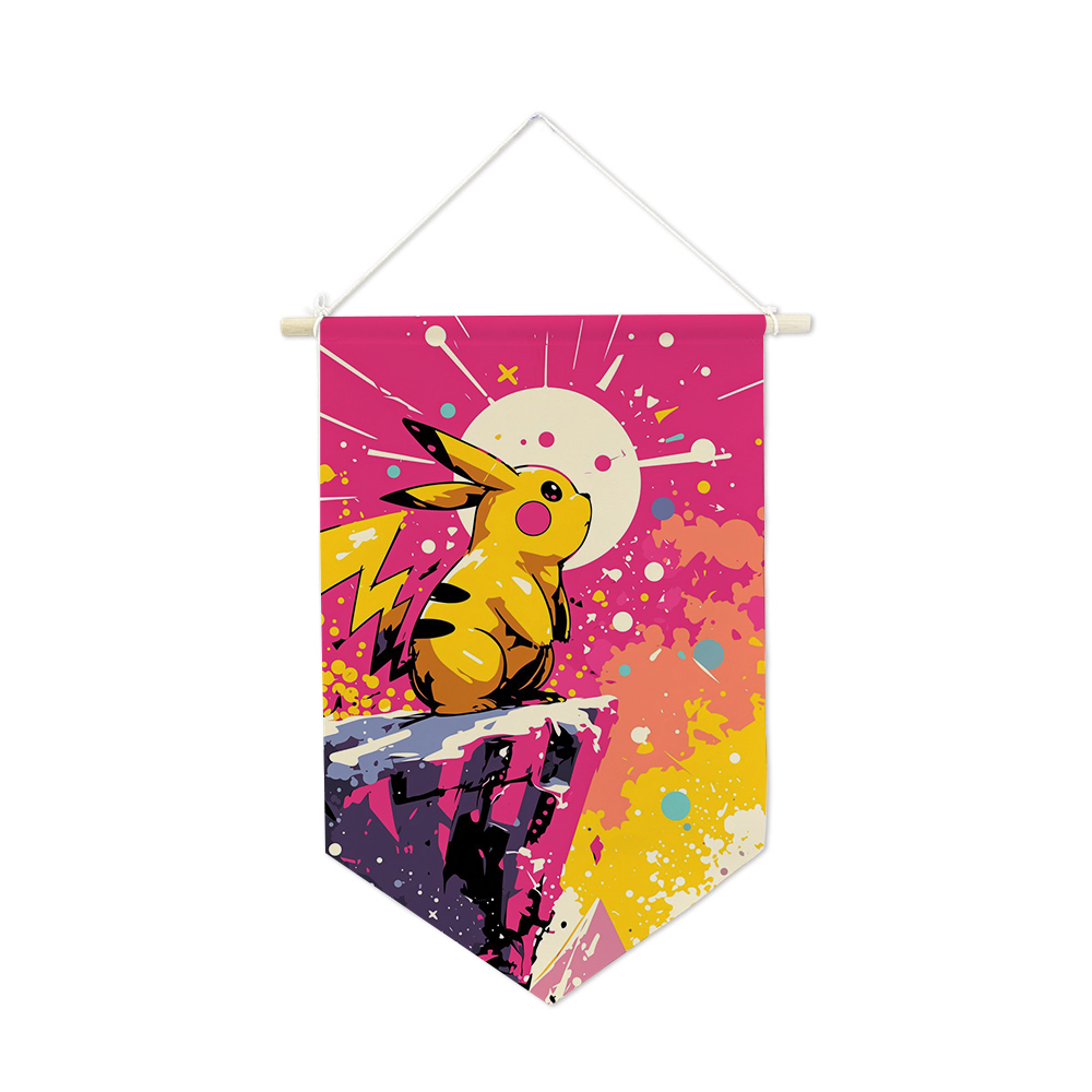 Pokemons Asılı Bez Anime Baskı - Home Decor Market incelemesi ve fiyatı
