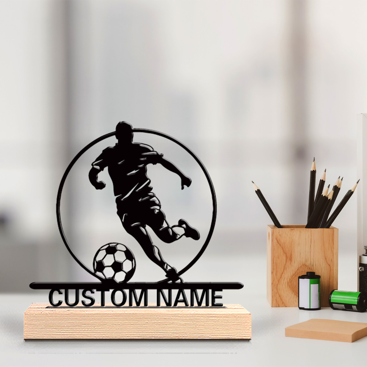 İsme Özel Metal Futbolcu Heyke - Home Decor Market incelemesi ve fiyatı