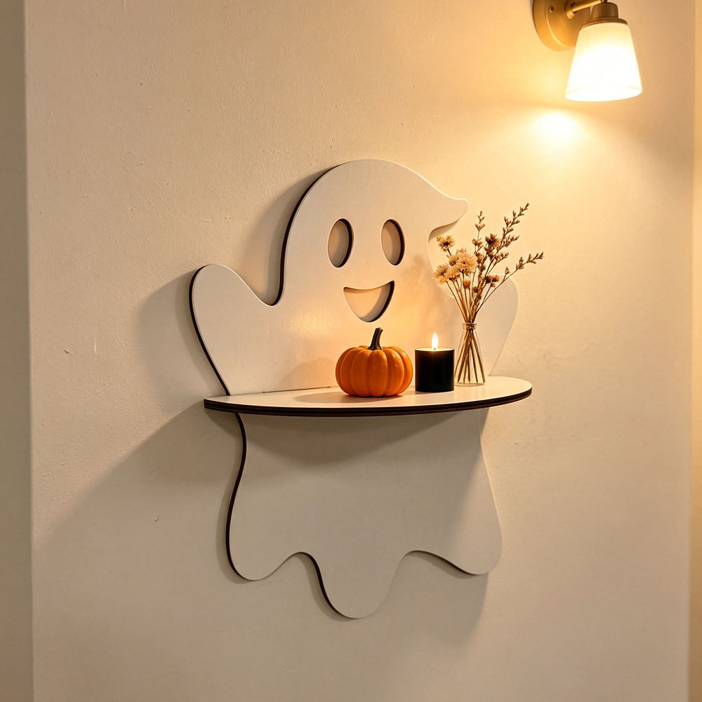 Cadılar Bayramı Duvar Rafı Ahş - Floating Shelves incelemesi ve fiyatı