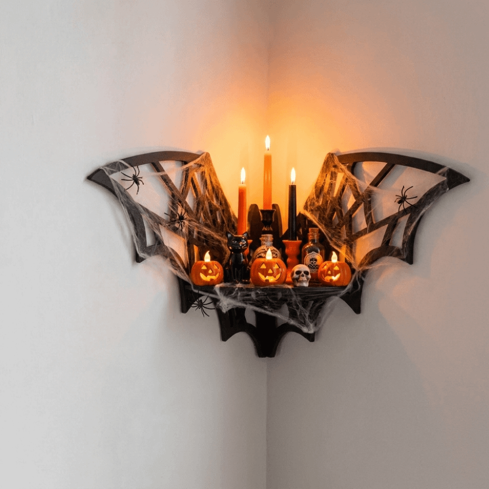 Ahşap Köşe Rafı Oyuk Desenli D - Floating Shelves incelemesi ve fiyatı