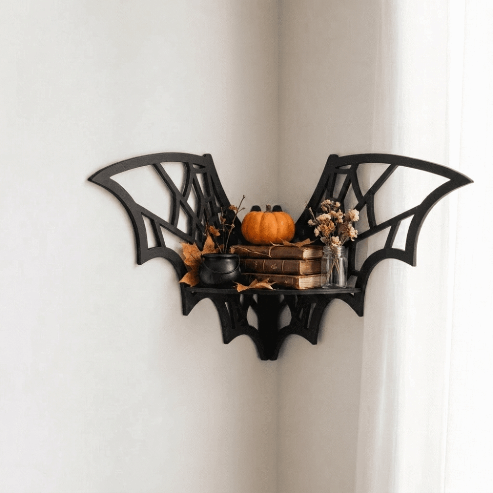 Ahşap Köşe Rafı Oyuk Desenli D - Floating Shelves incelemesi ve fiyatı