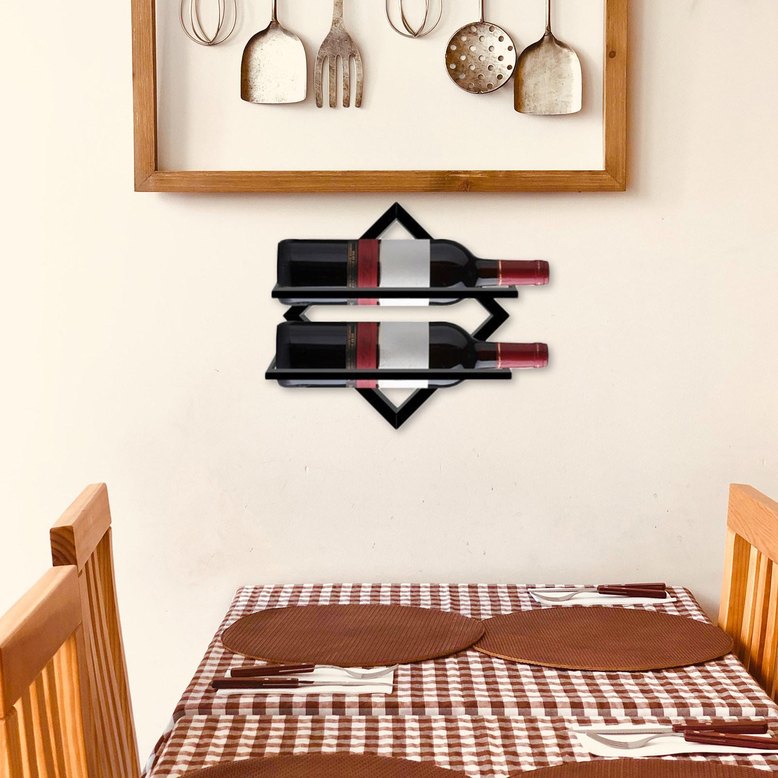 Yaratıcı Yüzer Raf Ekran Şişe  - Floating Shelves incelemesi ve fiyatı