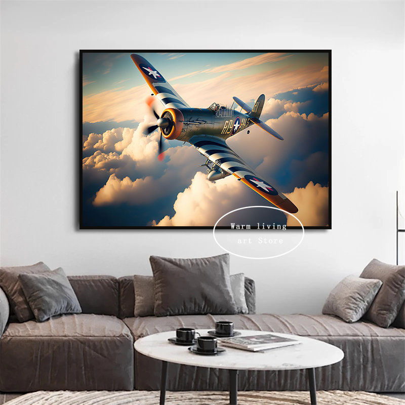 Uçak avcı uçak pervane Poster  - Home Decor Ikea incelemesi ve fiyatı