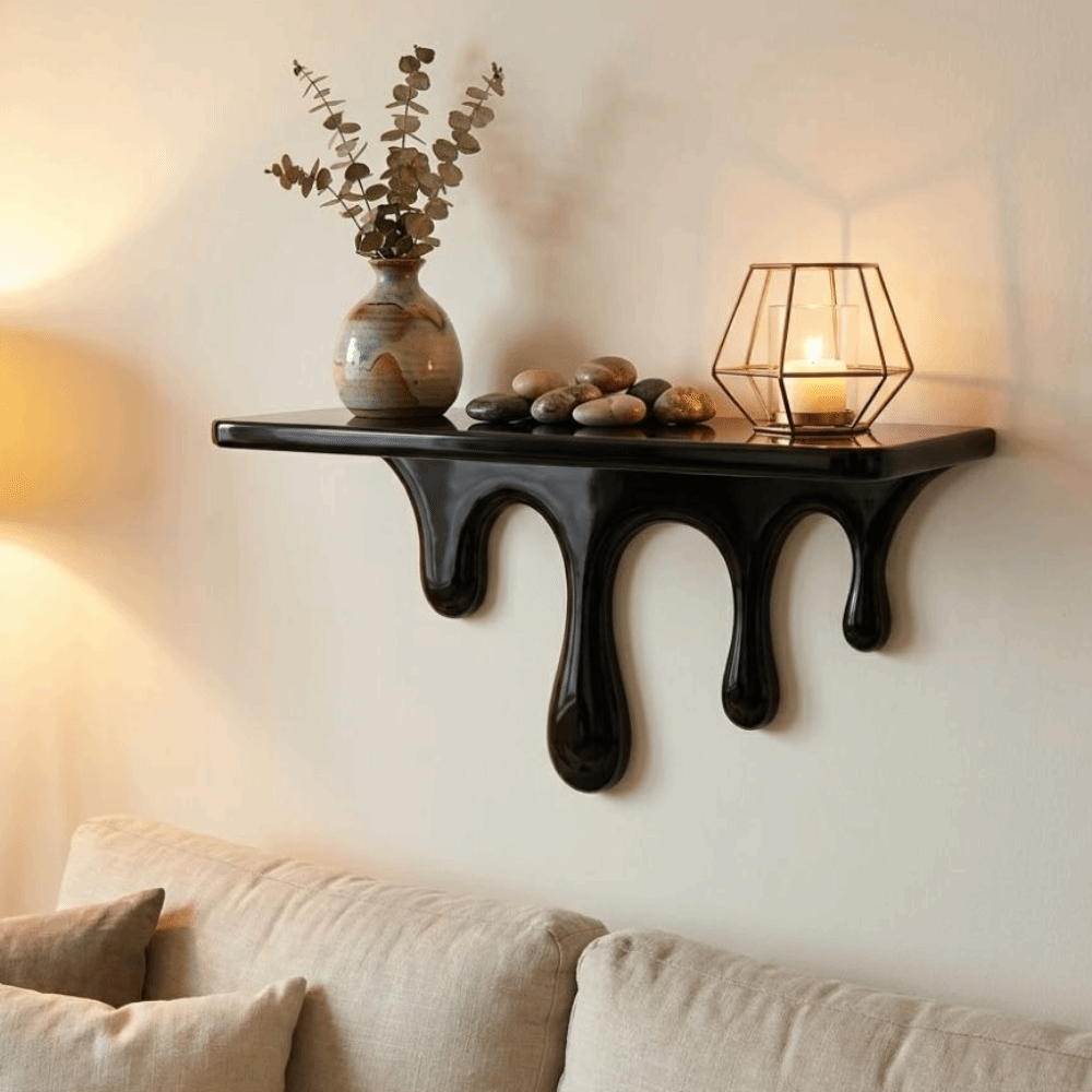 Klasik 3D Baskılı Damla Şeklin - Floating Shelves incelemesi ve fiyatı