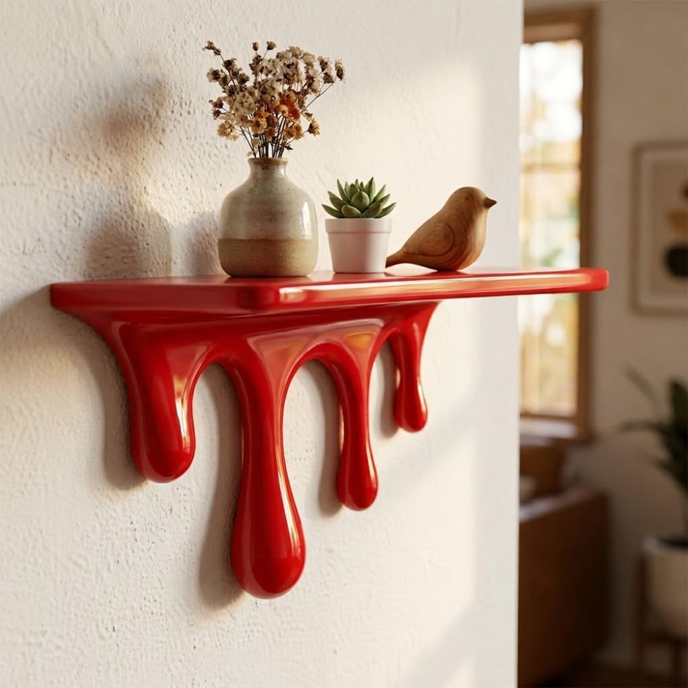 Klasik 3D Baskılı Damla Şeklin - Floating Shelves incelemesi ve fiyatı
